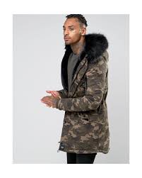 Sixth June Parka With Faux Fur Hood In