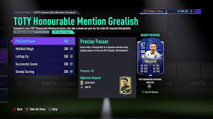 Celebrating his complete performance vs brighton in the 2019/20 season, jack grealish is available in season objectives until 6pm on friday june 19th. Fifa 21 How To Complete Toty Honorable Mentions Jack Grealish Objectives Challenge Gamepur