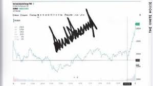 Want to participate in predictions to check your ability to foresee the future of the market? Trump Sends Signed Chart Showing Stock Market Gains To Supporters After He Declared Coronavirus A National Emergency Cnnpolitics