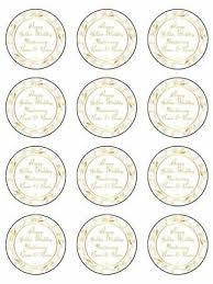 Home of everything oh so glittery.! Golden 50th Wedding Anniversary Custom Edible Cupcake Toppers Wafer Or Icing X12 3 49 Picclick Uk