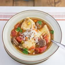 crock pot italian sausage ravioli soup