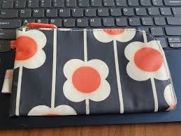 orla kiely for target cosmetic bag