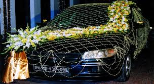 wedding car decoration 36 florist