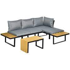 Outsunny 3 Pieces Patio Furniture Set