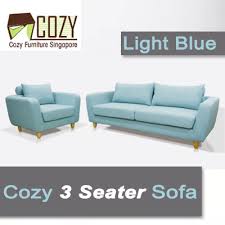 qoo10 cozy comfortable 3 seater sofa
