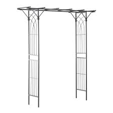 decorate metal garden trellis arch