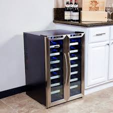 32 bottle freestanding wine cooler