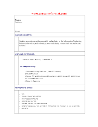 Resume Format For Engineering Students Download Hirnsturm Me