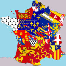 The french constitution under article two recognizes the national flag of france as one of the country's national. Flag Map Of The Provinces Of The Kingdom Of Francenote Corse Map Cartography Cartographer