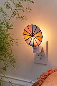 Radial Stained Glass Night Light