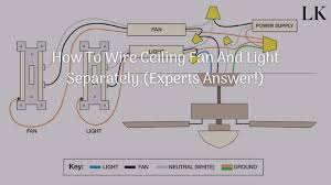 Pink wire is the common wire. How To Wire Ceiling Fan And Light Separately Experts Answer