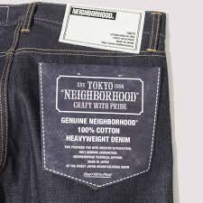 Rigid Deep Narrow 14oz Jeans Neighborhood Peggs Son