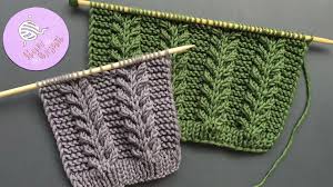 leaf motif knitting pattern you will