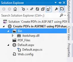 creating pdf files in asp net using