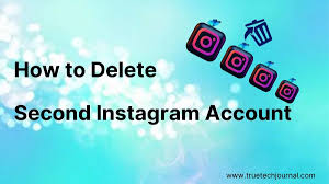 how to delete second insram account