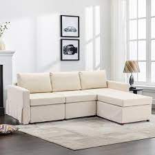 Modular Sectional Sofa Couch 3 Seater