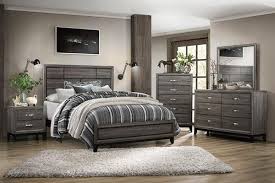 watson 4pc queen bedroom set in grey