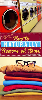 how to remove oil stains on clothing