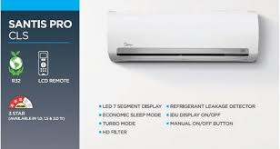 The design and specifications are subject to change without prior this signal to the air conditioner every 3. Midea 2 0 Ton 3 Star Split Air Conditioner Model Name Number Santis Pro Cls 3 62