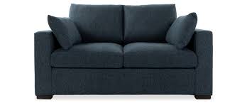 emma 2 seater fabric sofabed in navy