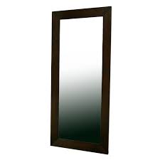 It offers a great place to check your appearance, as well as bringing light and depth into any room. Baxton Studio Daffodil Floor Mirror In Light Cappuccino Hardwood Frame