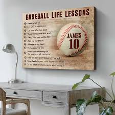personalized baseball life lessons