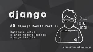 database setup django models