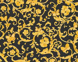 Versace Home Wallpaper «Black, Gold ...