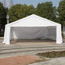 Outsunny 32 X 20 Heavy Duty Outdoor Party Tent Carport White