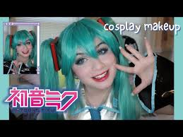 hatsune miku cosplay makeup tutorial 初