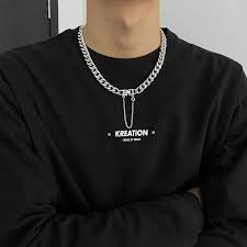 hip hop jewelry bold chain silver