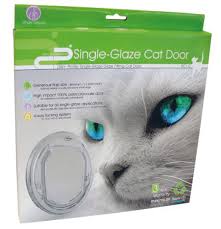 pet corp slim profile cat door clear