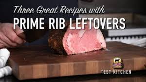 I don't normally have left over prime rib, so ham? What To Do With Prime Rib Leftovers Youtube