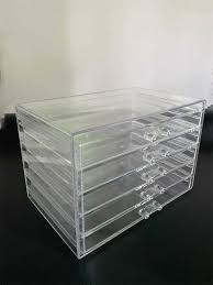 transpa acrylic drawer organizer
