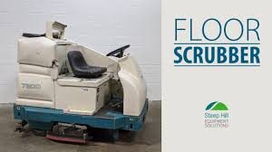 used tennant 7200 riding floor scrubber