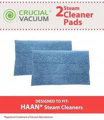 2 blue steam mop pads fits haan part