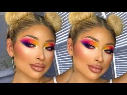 bright colorful makeup tutorial