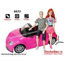 Giảm giá Xe hơi kèm búp bê Barbie Sariel và Ken 6633 - Dùng pin, có đèn  nhạc - Xe không chạy được - BeeCost