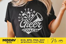 cheer coach svg cheerleader coach