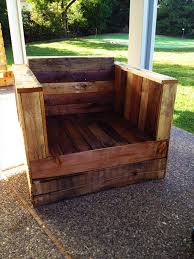 Rustic Pallet Chair Pallet Furniture