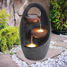 Garden Water Feature Led Fountain