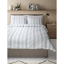 M S Hadley Pure Cotton Striped Bedding