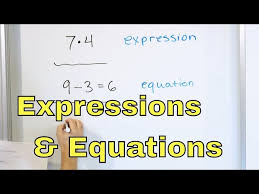 Expressions Equations In Math 6