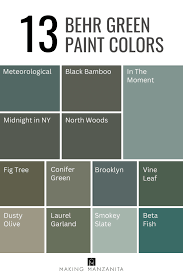 13 Of The Best Behr Green Paint Colors