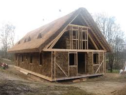Timber Frame And Straw Bale House From
