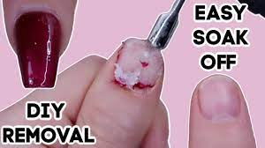 remove acrylic nails at home with hand