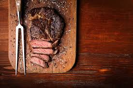 reverse seared ribeye steak beef