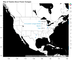 A massive power outage would be a devastating event to our population. Can We Use Social Media To Locate Legitimate Power Outages By Jen Hill Towards Data Science