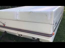 Check spelling or type a new query. 4 Coleman Popup Tent Trailer Roof Repair With Speedokote White Bedliner Youtube Coleman Pop Up Campers Pop Up Camper Pop Up Camper Accessories