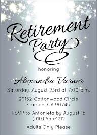 Free Retirement Party Invitation Flyer Templates Template Luxury For